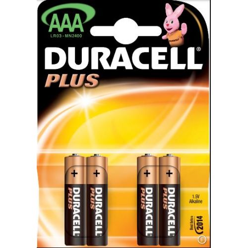 PAQ 4U PILA LR03 PLUS MN2400 AAA ALCALINA DURACELL