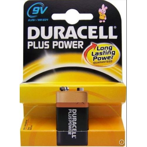 PILA 9V PLUSPOWER ALCALINA DURACELL