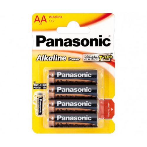 PAQ 4U PILA ALKALINA AA LR06 PANASONIC