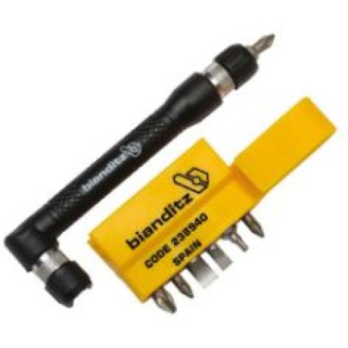 LLAVE ACODADA PORTAPUNTAS + 7 PUNTAS
