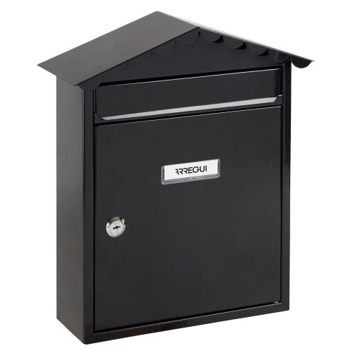 BUZON EXTER VERTICAL  ACERO NEGRO 360X300X110
