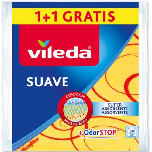 PAQ BAYETA AMARILLA SUAVE 1+1 VILEDA