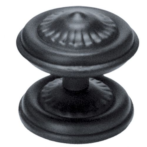 POMO PUERTA 80mm HIERRO FORJADO NEGRO