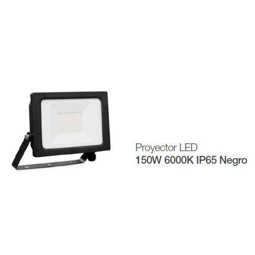 PROYECTOR LED 150W 6000K IP65 NEGRO