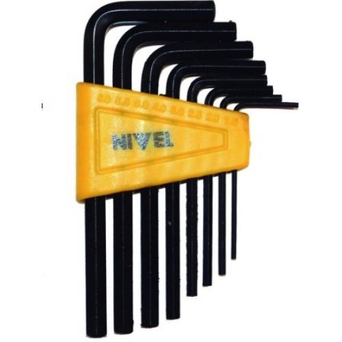 JGO 8 LLAVES ALLEN 1,5-6mm NIVEL