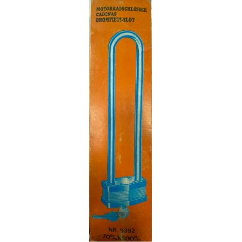 CANDADO EXTRA LARGO 70mmX300mm MOTOCICLETA