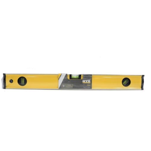 NIVEL ALUMINIO TUBULAR 600mm 3 BURBUJAS