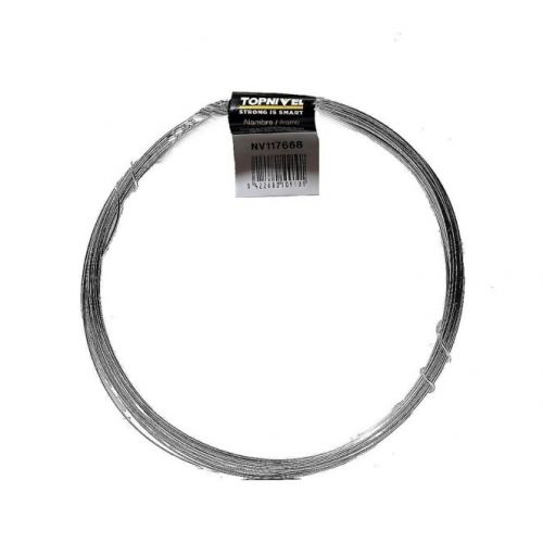 ROLLO 500Gr ALAMBRE GALVANIZADO Nº3 (0,80mm)
