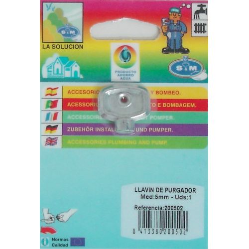 LLAVE PURGADOR 5mm