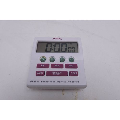 TEMPORIZADOR/RELOJ 4 CANALES DIGITAL VWR DURAC