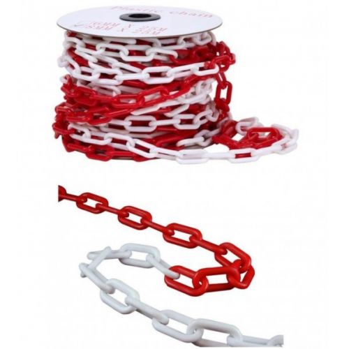 MT CADENA PLASTICO ROJA/BLANCA 6mm