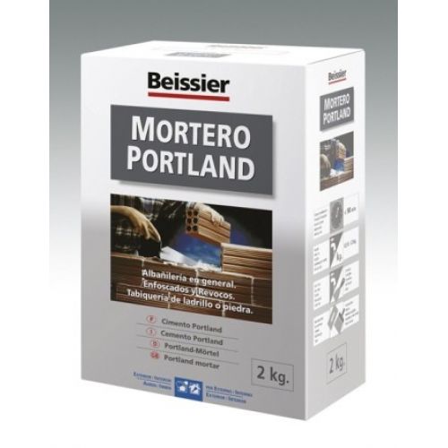 PAQ 2Kg MORTERO POLVO PORTLAND  BEISSIER