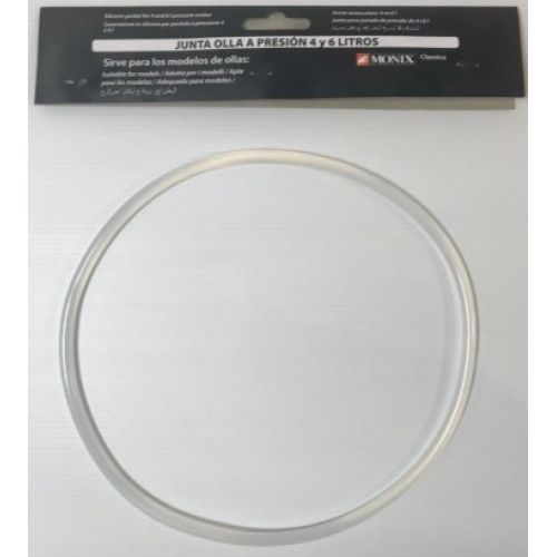 GOMA OLLA PRESION 22CM SILIC CLASICA 4/6L MONIX/BR