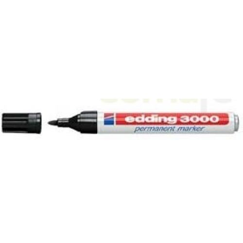 ROTULADOR PERMANENTE EDDING 3000 NEGRO