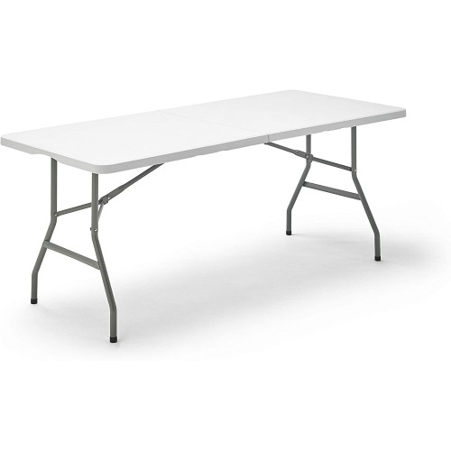 MESA PLEGABLE MULTIFUNCIONAL BLANCA 180X74X74cm