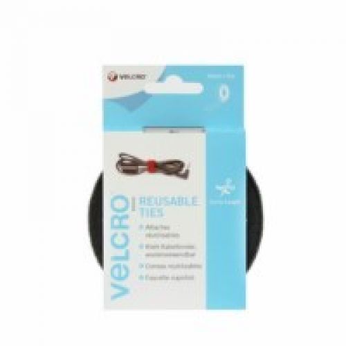 CINTA AUTOCIERRE VELCRO 10mmX5M NEGRO ONE-WRAP