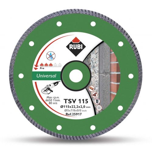 DISCO DIAMANTE SEV 115mm PRO RUBI