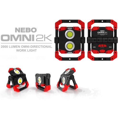 FOCO TRABAJO LED 2000Lm RECARG MAGN OMNI 2000