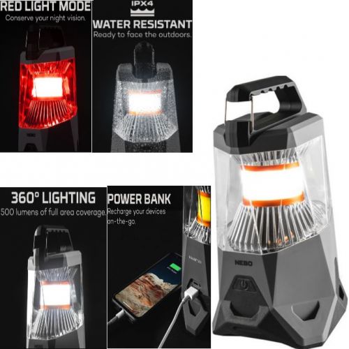 LAMPARA LED RECARGABLE 500Lm 360º GALILEO