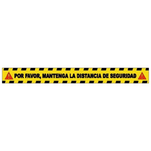 BANDA ADHES ANTID 100X1000mm "MANT DIST SEGURIDAD"