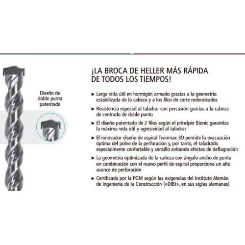 BROCA SDS PLUS 6X100X160 BIONIC PRO