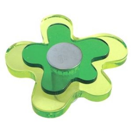 POMO METACRILATO VERDE CROMO MATE