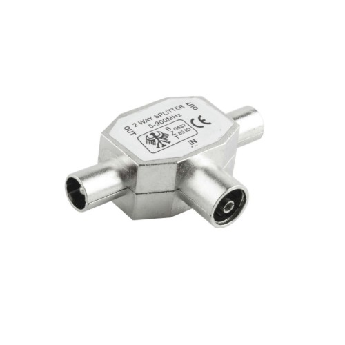CONECTOR ANTENA METALICO FORMA T 1M-2H