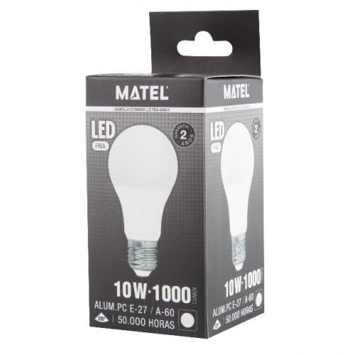 BOMBILLA LED STANDARD E27 10w FRIA