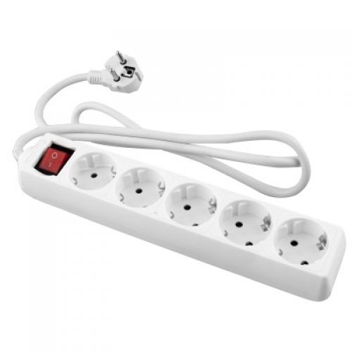 BASE MULTIPLE 5T C/CABLE 5M INTER BLANCA