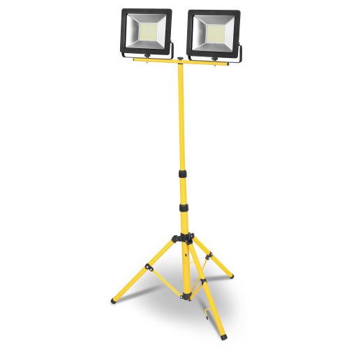 PROYECTOR LED TRIPODE 2X50W 5M IP65 MATEL