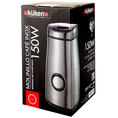 MOLINILLO CAFE 150W INOX KUKEN