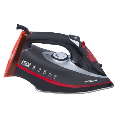 PLANCHA VAPOR 3000W SUELA INOX KUKEN