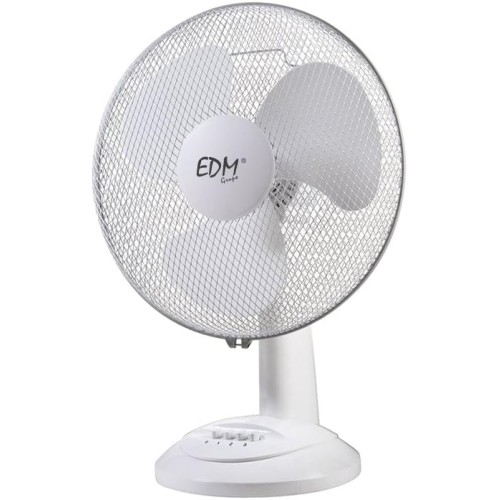 VENTILADOR SOBREMESA BLANCO 35w 30cm EDM