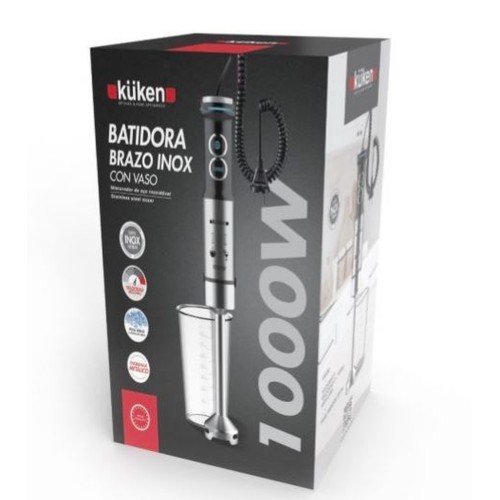 BATIDORA BRAZO 1000w C/VASO KUKEN