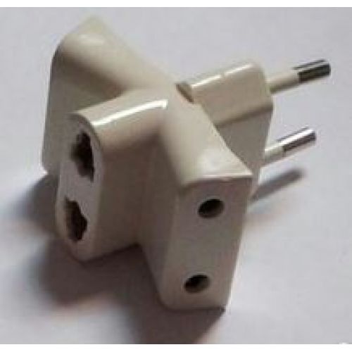 ADAPTADOR 10A 4mm 3 TOMAS