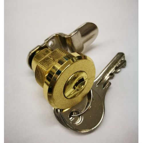 CERRADURA BUZON HANDLOCK 204 CURVO DORADO