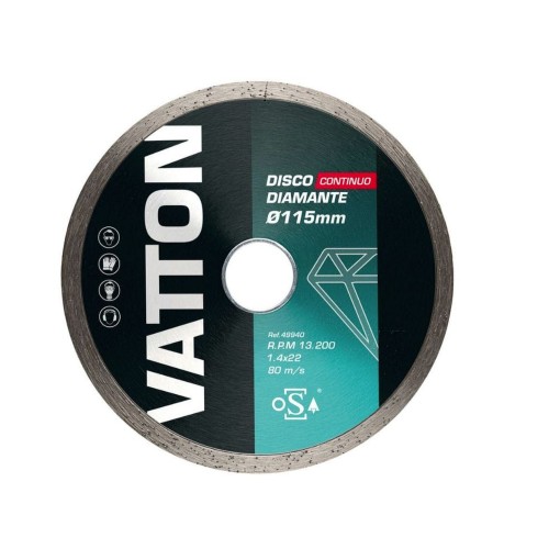 DISCO DIAMANTE CONTINUO 115mm VATTON OSA