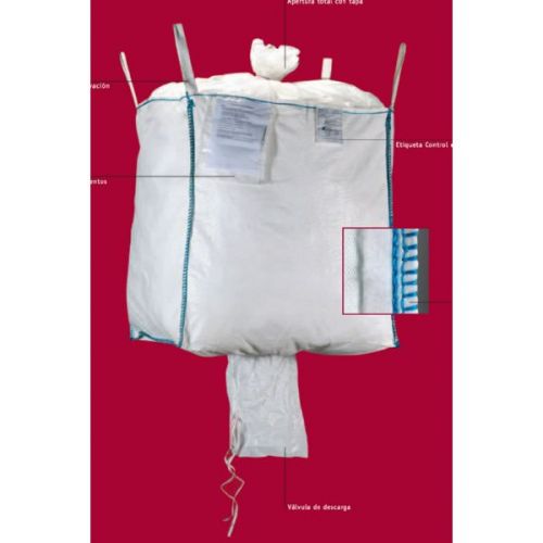 SACO DE ESCOMBRO 1M3 CON VALVULA DESCARGA