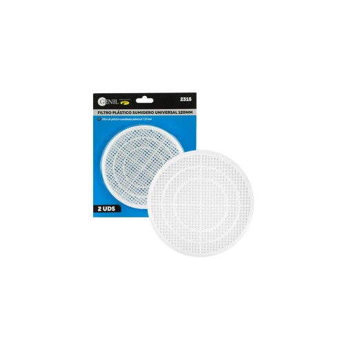 PAQ 2U FILTRO PLASTICO SUMIDERO UNIVERSAL 120mm