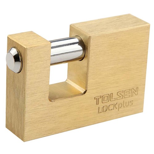 CANDADO LATON RECTANGULAR 60mm TOLSEN
