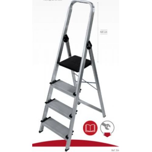 ESCALERA ALUMINIO 6 PELD ANCHO 12CM EN131