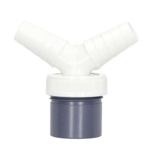 CONEXION PVC CON DOS TOMAS ELECTRODOMESTICOS
