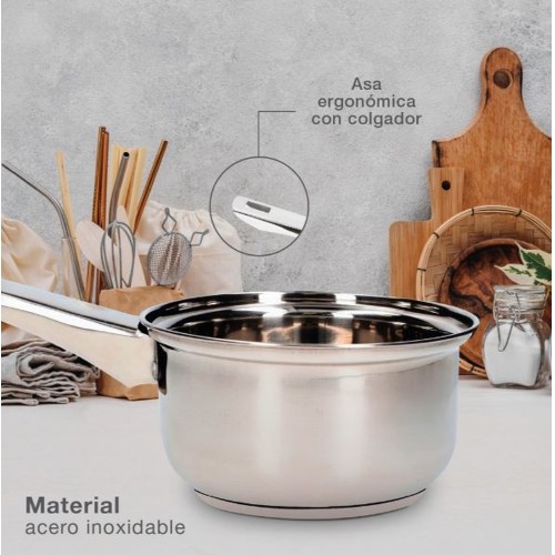 CAZO ACERO INOX 16cm