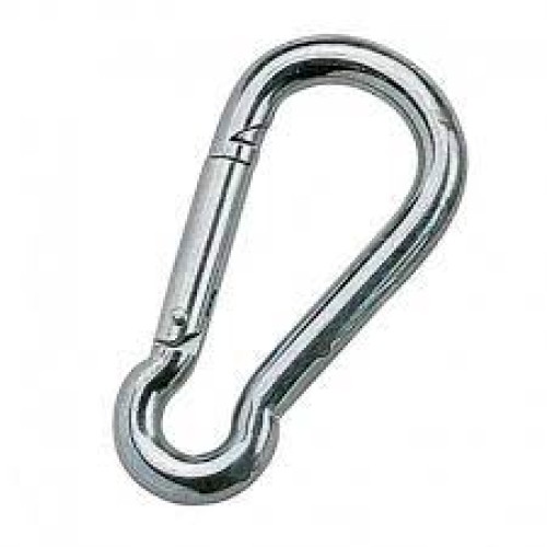 MOSQUETON BOMBERO 4mm GALVANIZADO