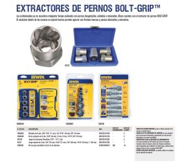 JGO 5 EXTRACTOR PERNOS ROTOS BOLT GRIP IRWIN