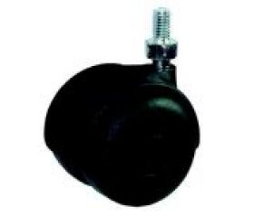 RUEDA SILLON M8 NEGRA 50mm