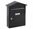 BUZON EXTER VERTICAL  ACERO NEGRO 360X300X110