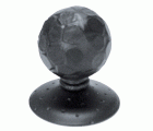 TIRADOR BOLA PUERTA HIERRO FORJADO 55mm NEGRO
