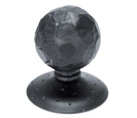 TIRADOR BOLA PUERTA HIERRO FORJADO 55mm NEGRO