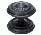 POMO PUERTA 80mm HIERRO FORJADO NEGRO